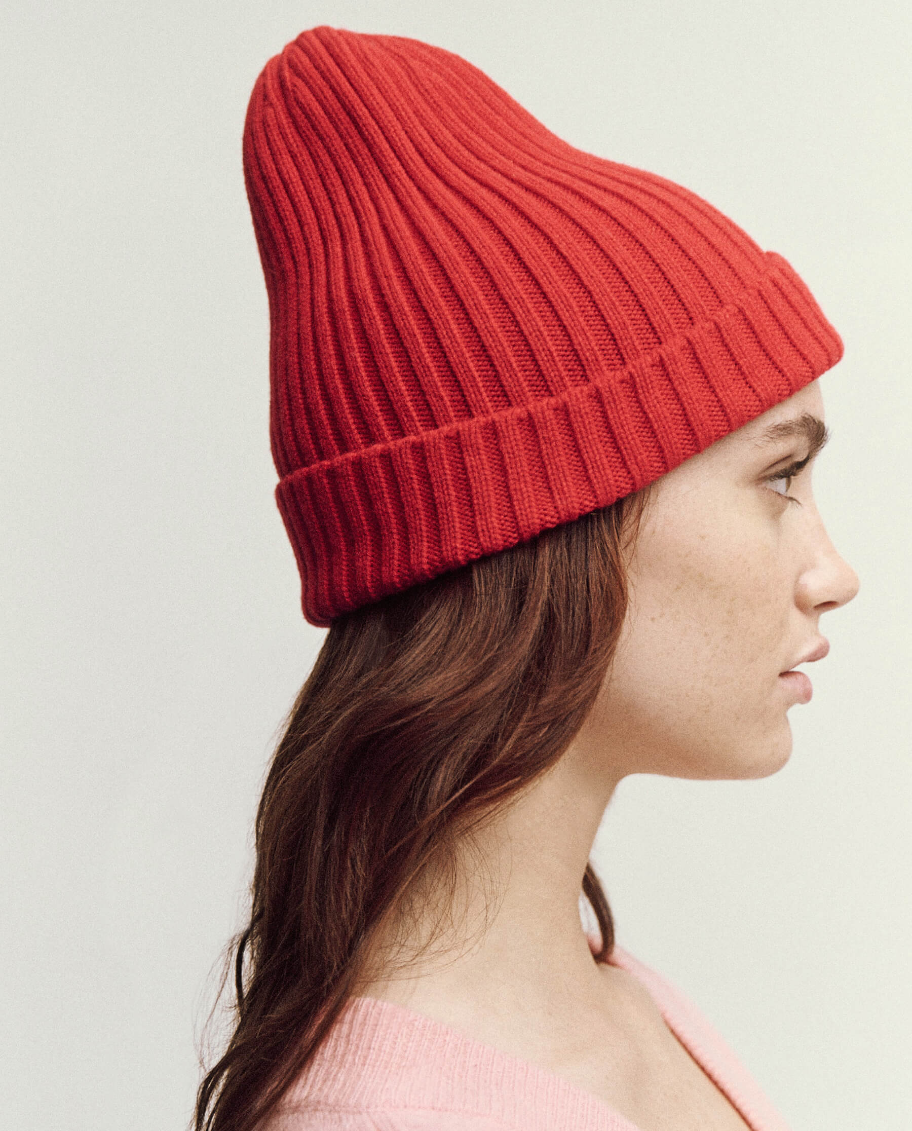 The Cashmere Hat. -- Bright Red