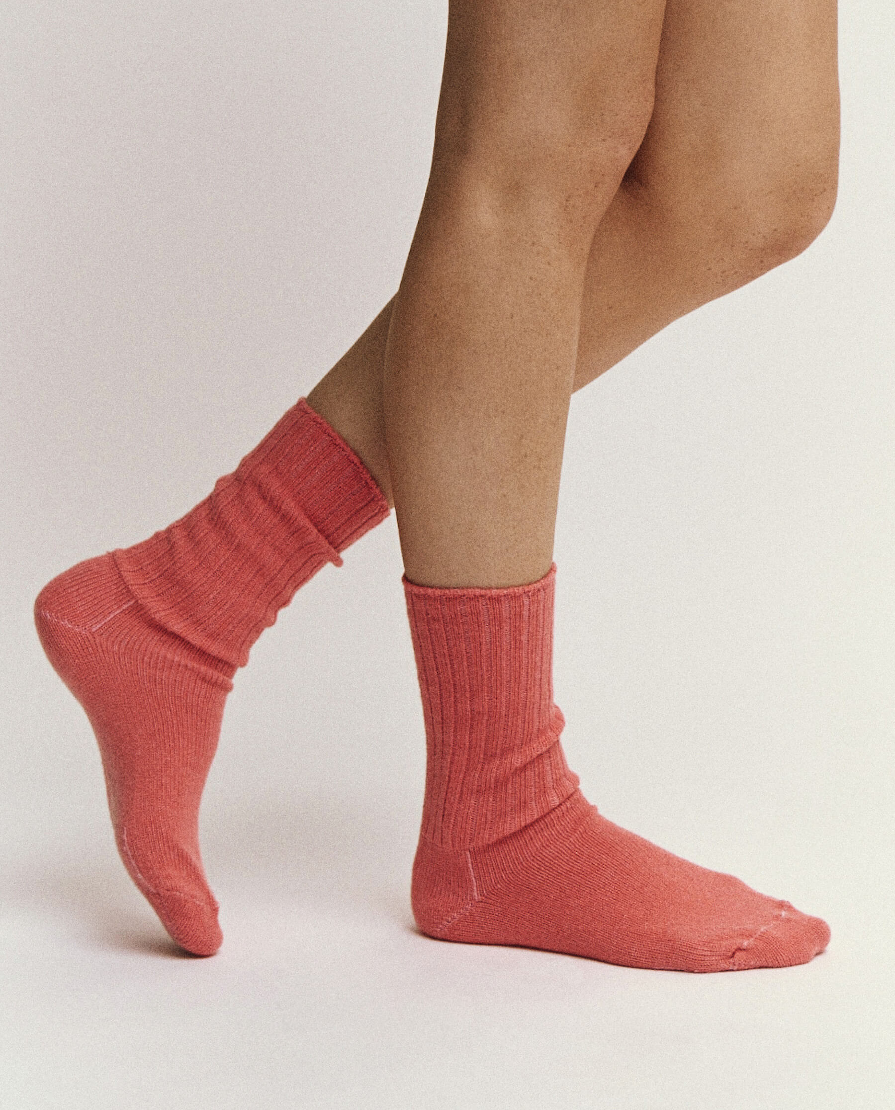 The Cashmere Sock. -- Bright Rose