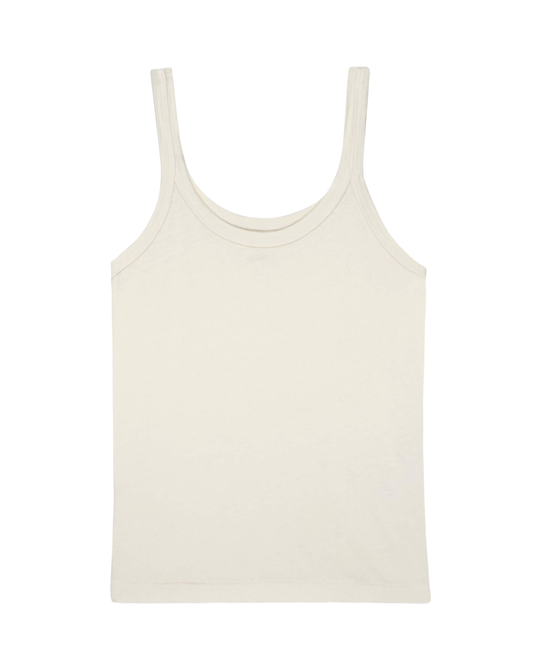 The Slim Tank. Solid -- Washed White