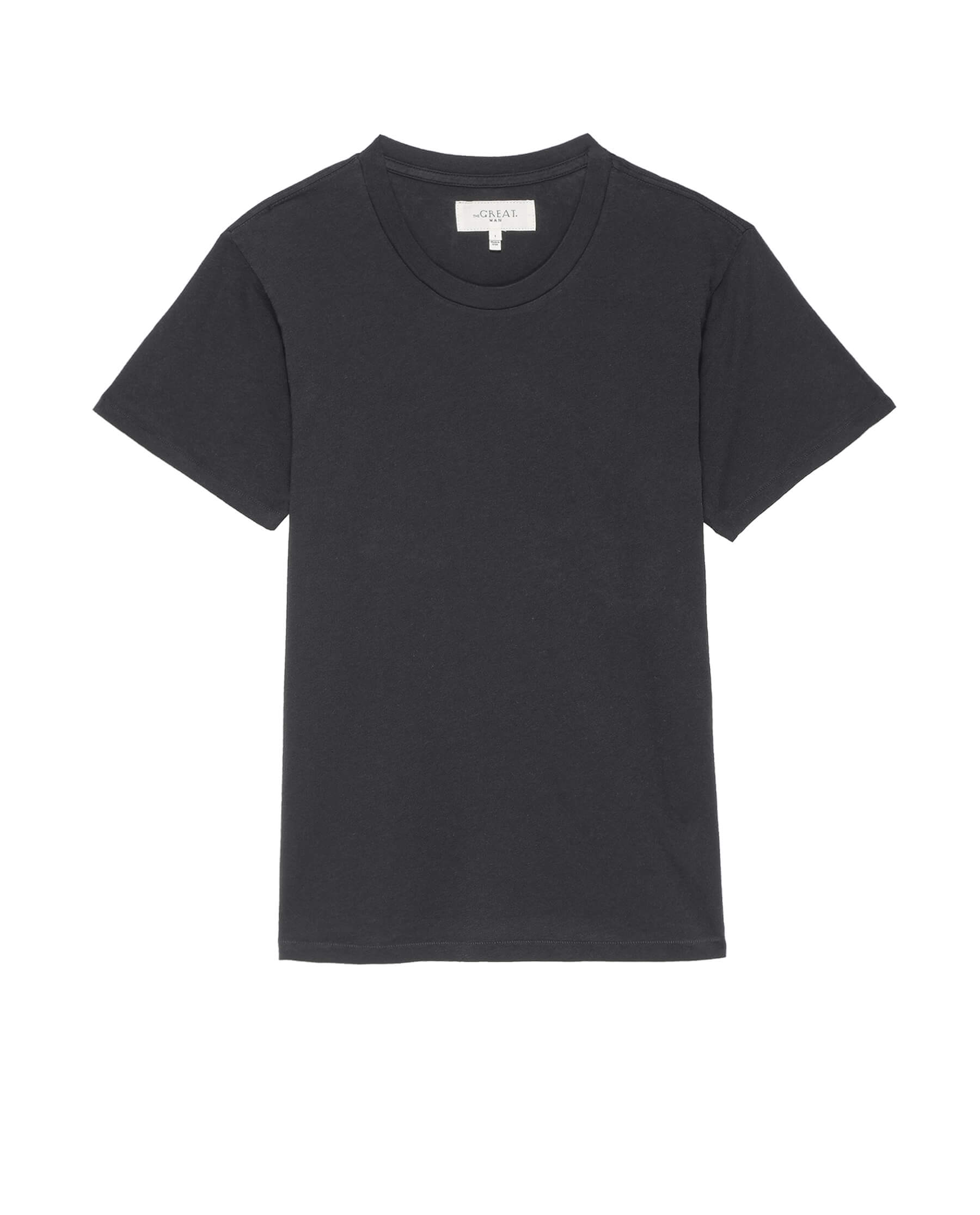 The Men's Slim Tee. -- WASHED BLACK – The Great.
