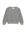 The Teammate Sweatshirt by THE GREAT. FALL21 KNITS, in Varsity Grey, features a relaxed fit, long sleeves, and a round neckline with vintage details. Handcrafted in Los Angeles, this plain grey piece is displayed on a white background.