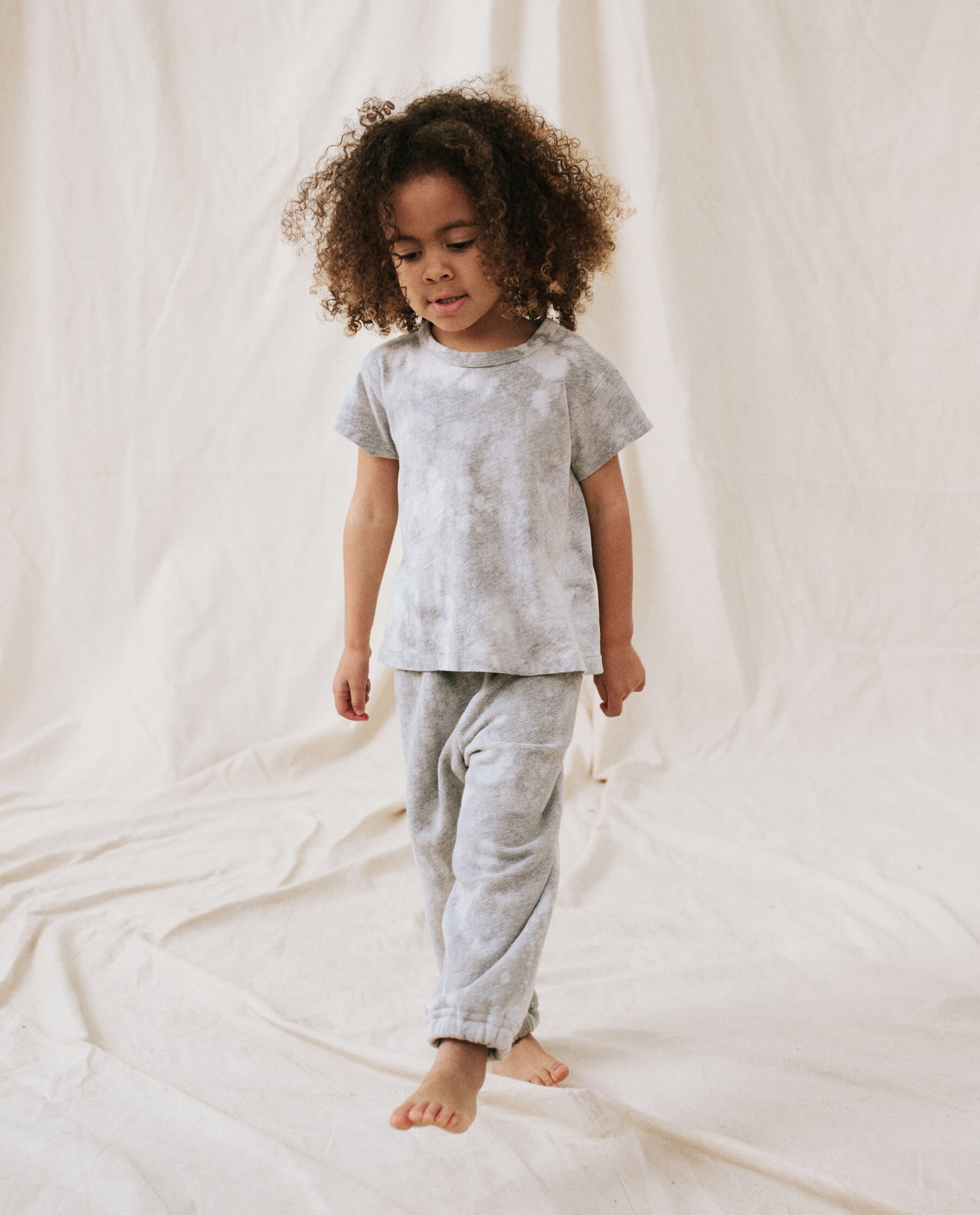 The Little Boxy Crew. Novelty -- Bleached Out Heather Grey
