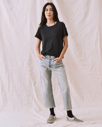 The Little Recycled Rib Tee. -- Night TEES THE GREAT. FALL 22 D2 RECYCLED RIB