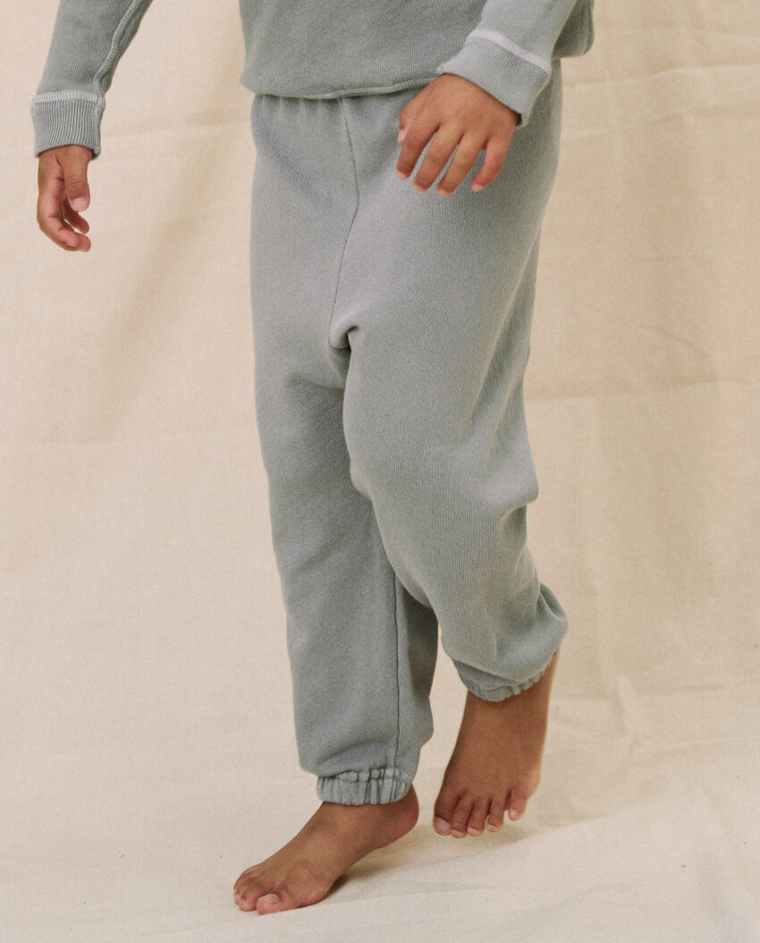 The Little Stadium Sweatpant. Solid -- Dusty Blue