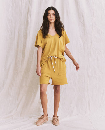 The U-Neck Tee. Solid -- Yuzu TEES THE GREAT. PF22 KNITS