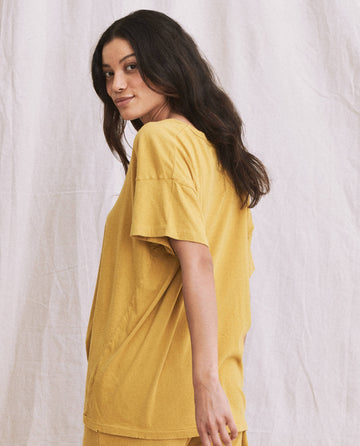 The U-Neck Tee. Solid -- Yuzu TEES THE GREAT. PF22 KNITS