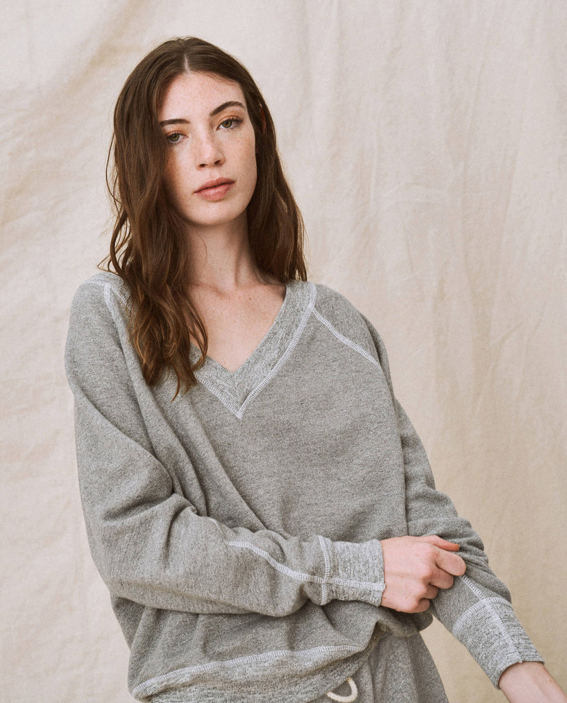 The great college sweatshirt varsity grey Clearance