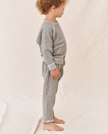The Little Gym Pant. -- Varsity Grey SWEATPANTS THE GREAT. FALL21 D2 LITTLE SALE