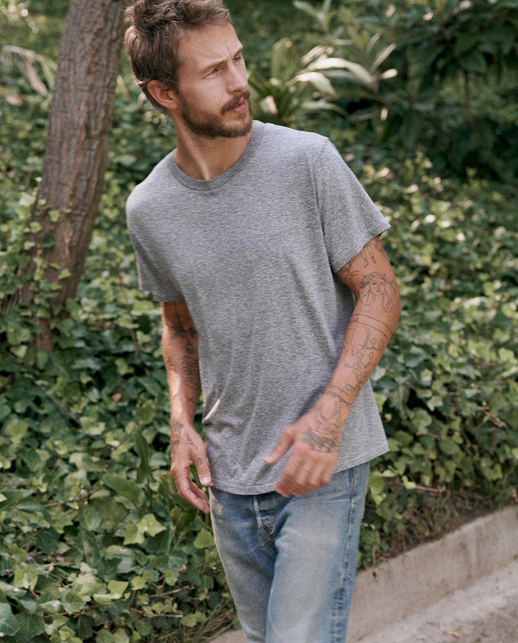 Vintage Men's T-Shirt - Grey - S