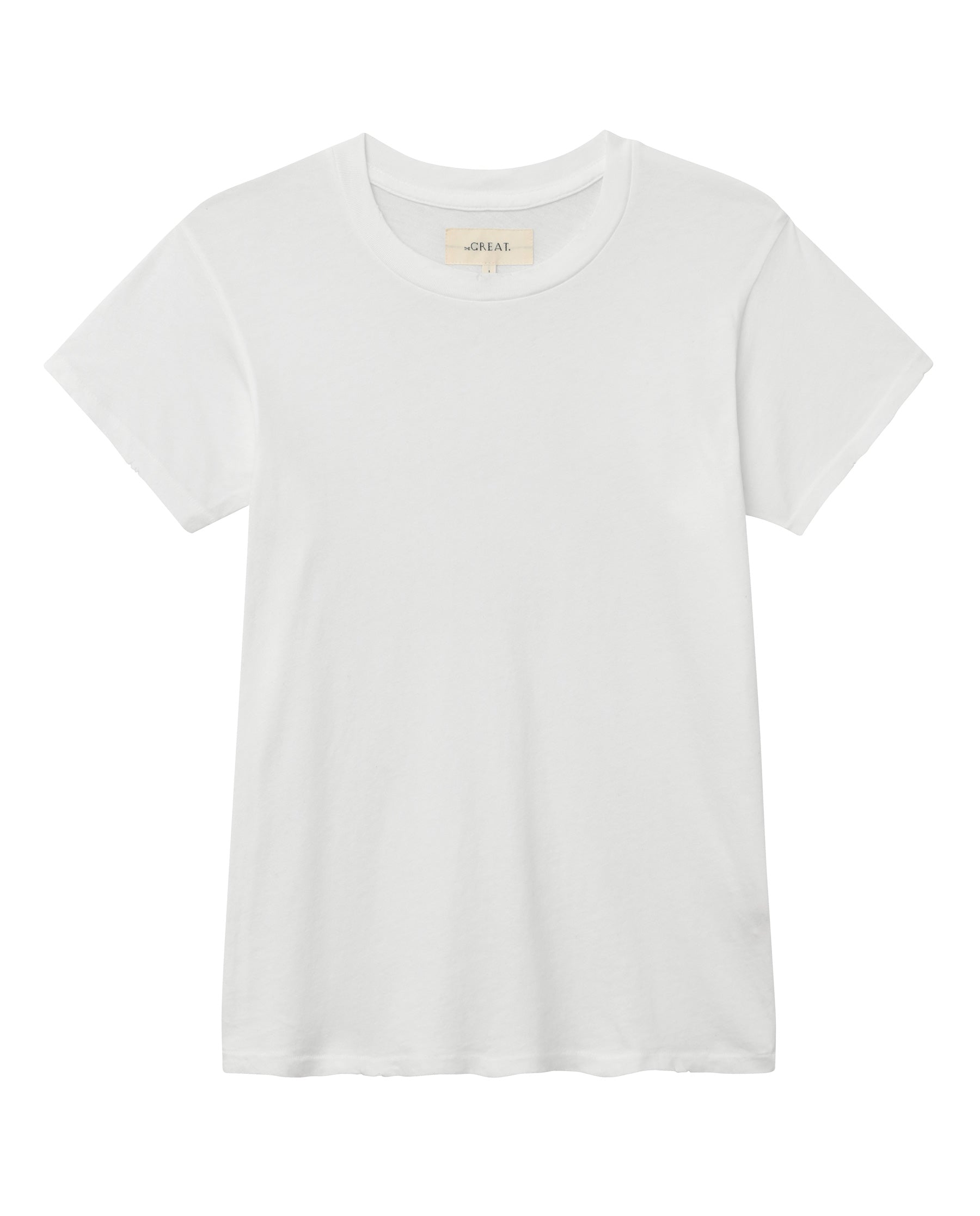 The Slim Tee. - True White - THE GREAT. – The Great.