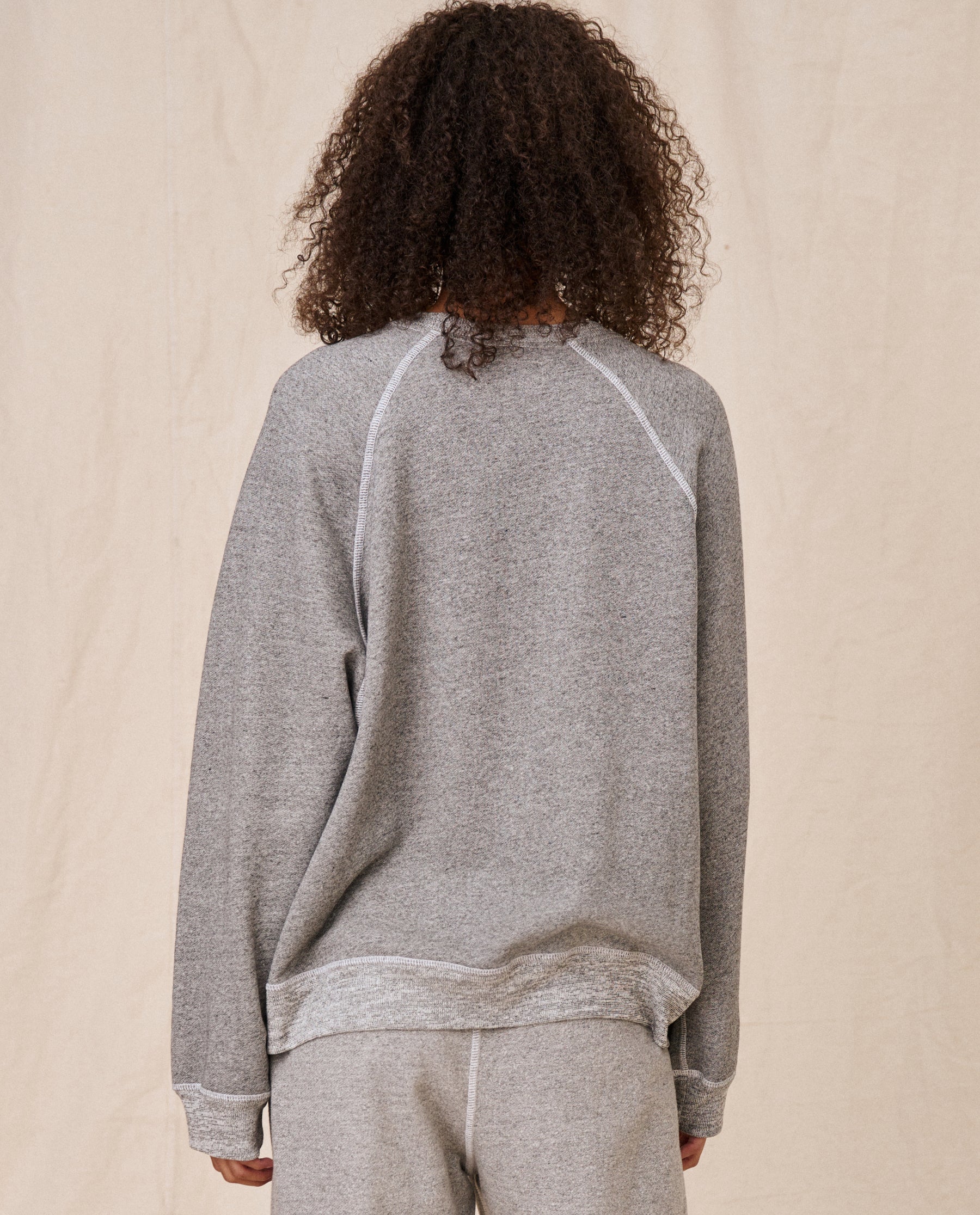 The Slouch Sweatshirt. Solid -- Varsity Grey